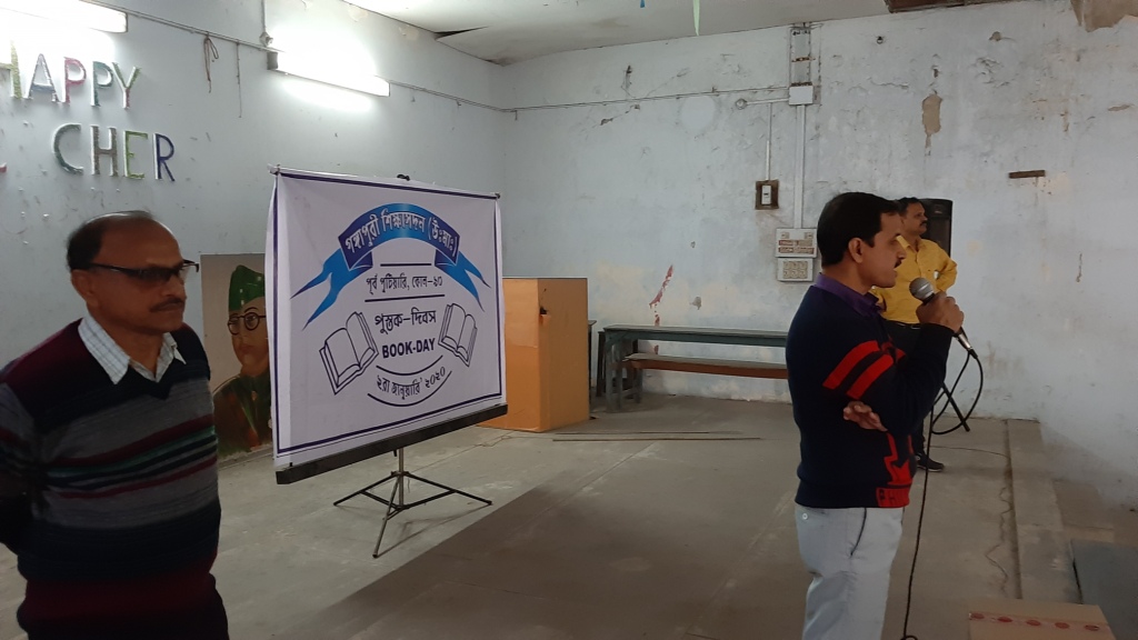 Tapan Kumar Poddar is Giving speech