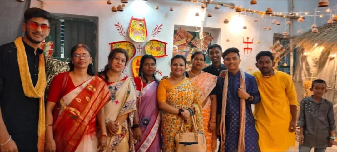 Teachers on Saraswati Puja